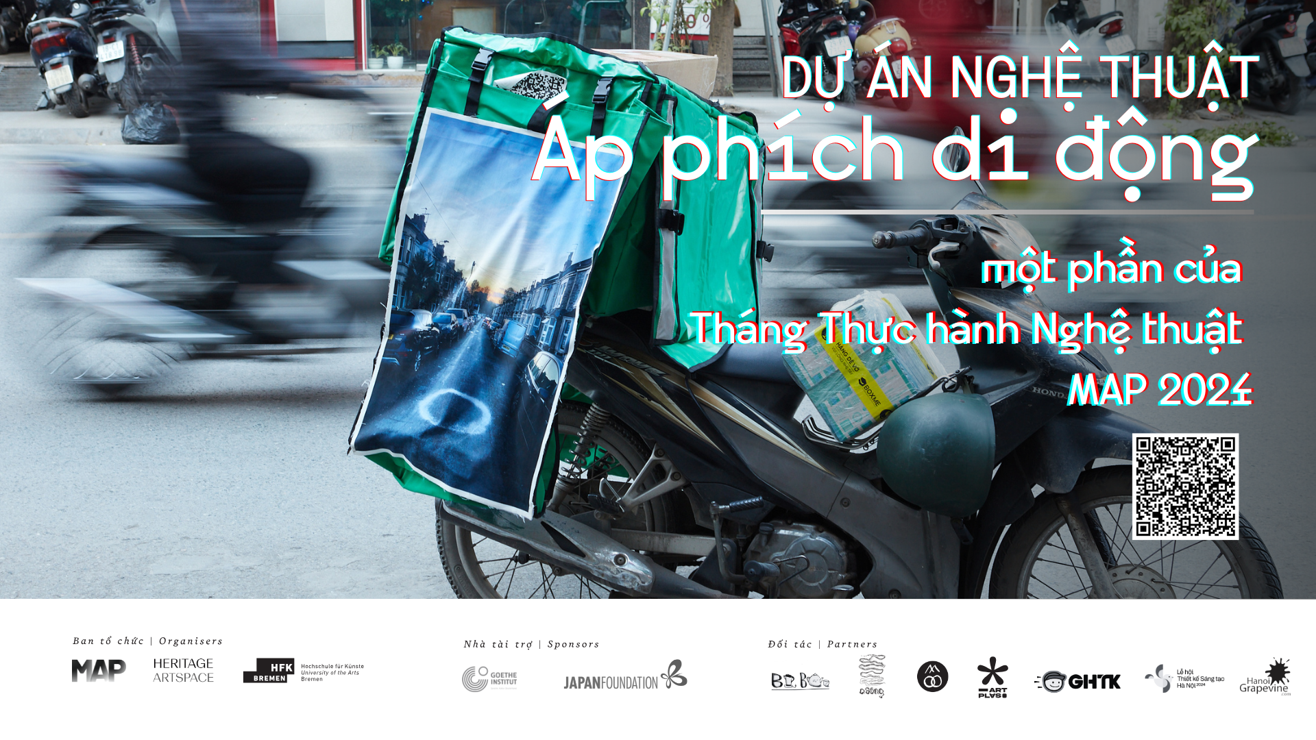 Áp phích di động: một dự án nghệ thuật di động trên đường phố Hà Nội